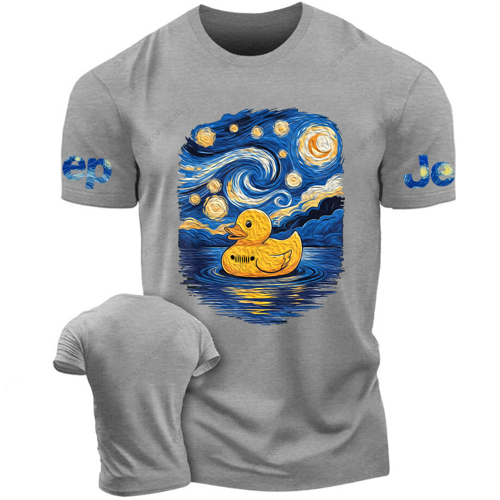 Starry Night Rubber Bath Duck Van Gogh Jp T-Shirt