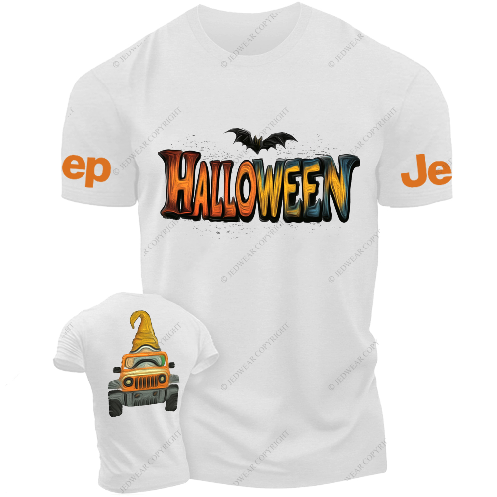 Halloween Gnome Oil Painting Design Jp T-Shirt
