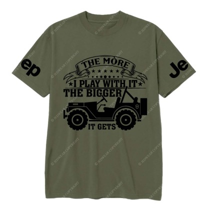 The More I Play With It The Bigger It Gets Jp T-Shirt