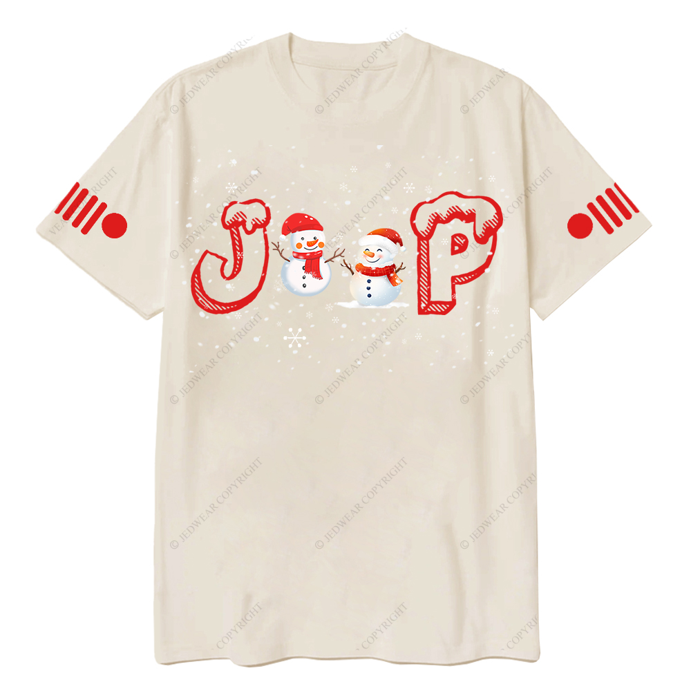 Merry Christmas Snowman Jp T-Shirt