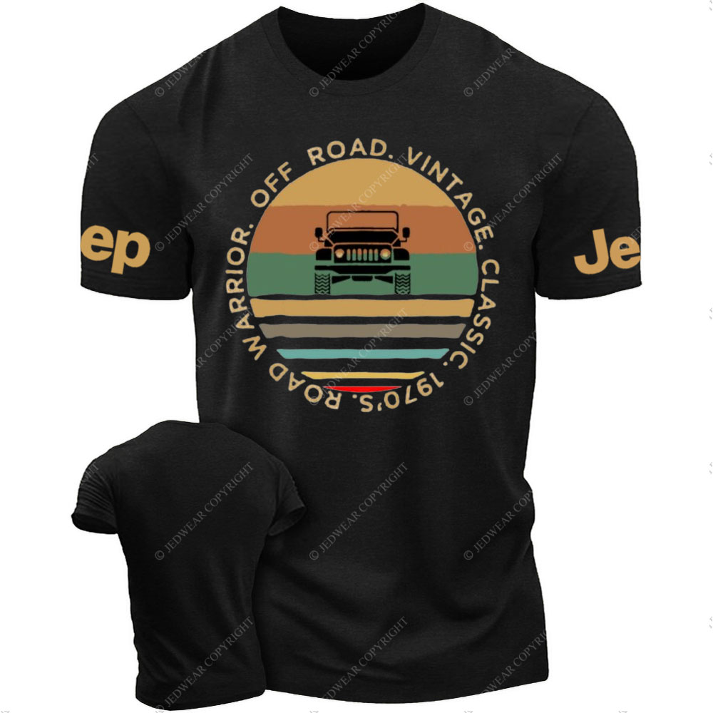 Distressed Vintage Retro 70s Off Road Jps T-Shirt