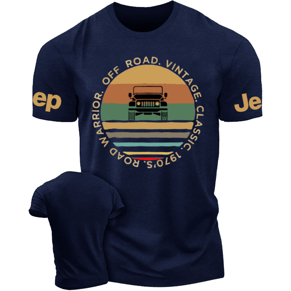 Distressed Vintage Retro 70s Off Road Jps T-Shirt