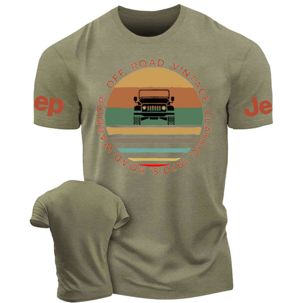 Distressed Vintage Retro 70s Off Road Jps T-Shirt