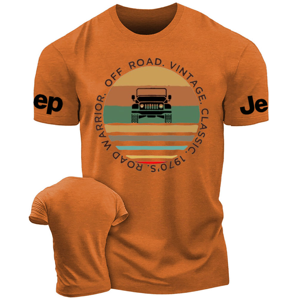 Distressed Vintage Retro 70s Off Road Jps T-Shirt