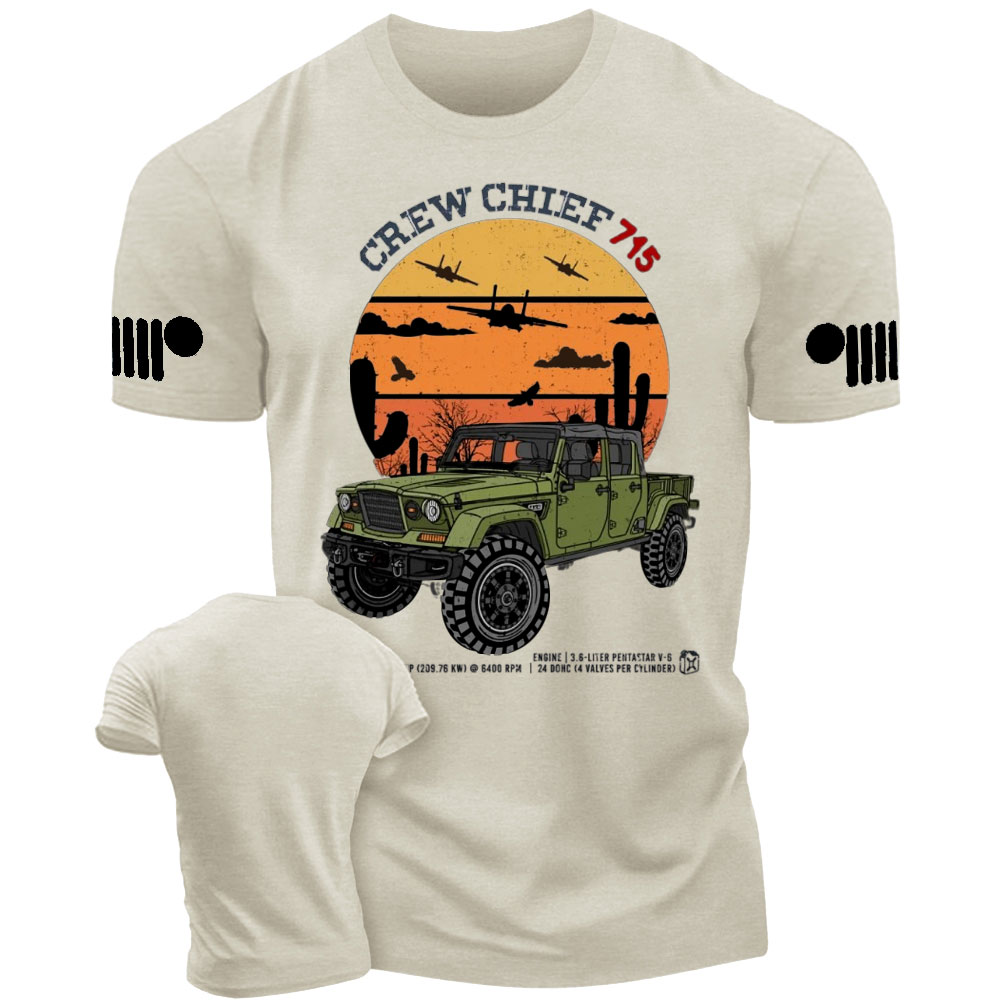 Jp Wrangler Crew Chief 715 Sunset T-shirt