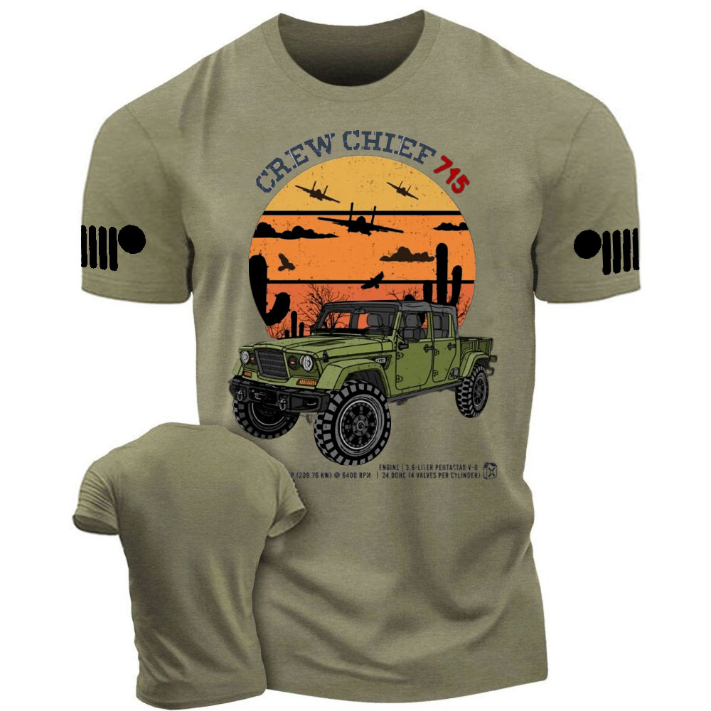 Jp Wrangler Crew Chief 715 Sunset T-shirt