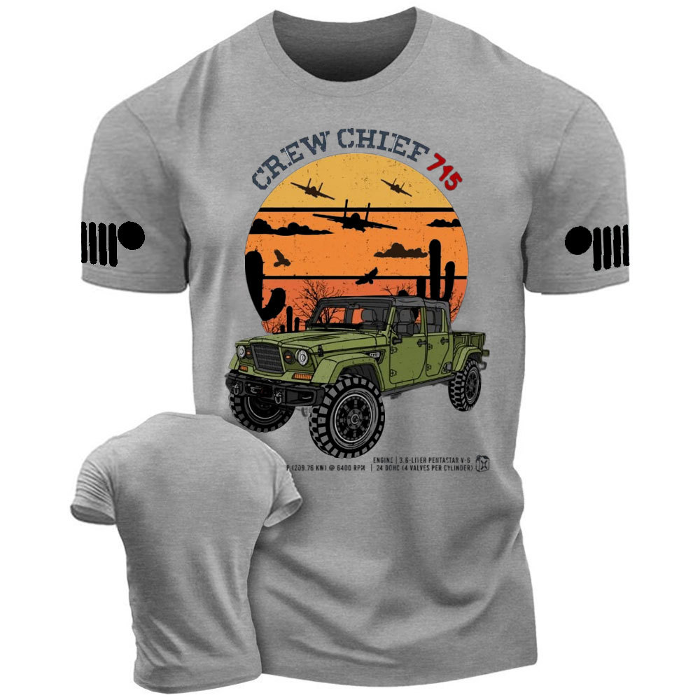 Jp Wrangler Crew Chief 715 Sunset T-shirt