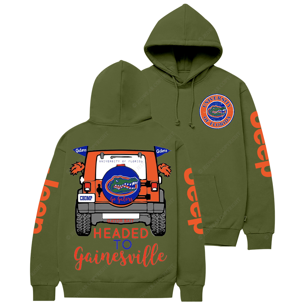 Headed To Gainesville Go Gators Football Jp Casual Hoodie
