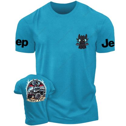 Night Fury Halloween A Little Bat Is Driving Rubicon Jp T-Shirt