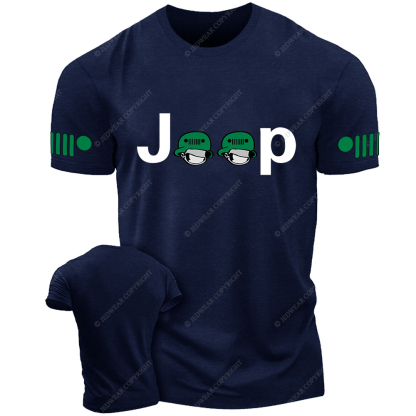 Cartoon Green Car Funny Jp T-Shirt