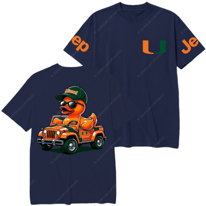 University of Miami Duck  Jp T-Shirt