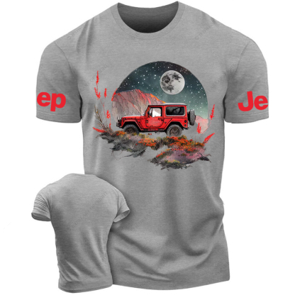 Red Car Full Moon Jp T-Shirt