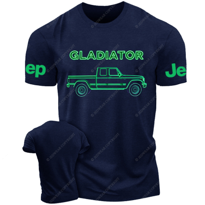 Colorful Neon Lines Gladiator Jp T-Shirt