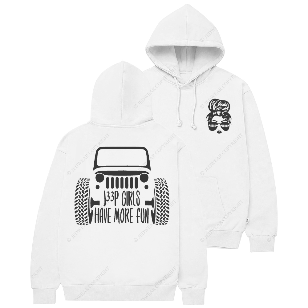 Girls Have More Fun Jp Casual Hoodie