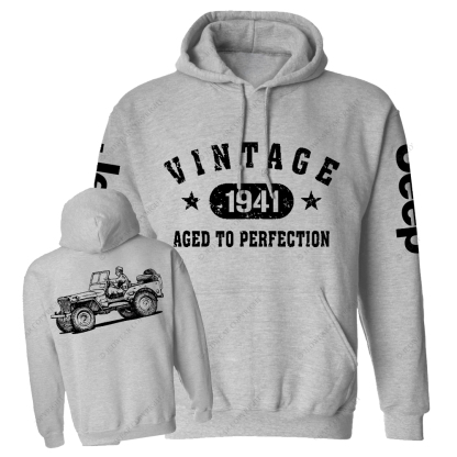 Vintage Aged To Perfection 1941 Jp Casual Hoodie