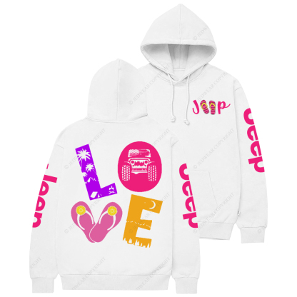Love Offroad American Forest Jp Casual Hoodie