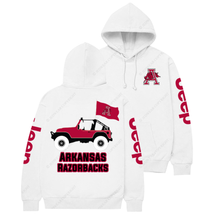 Arkansas Razorbacks Football Jp Casual Hoodie