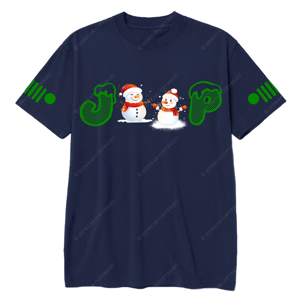Merry Christmas Snowman Jp T-Shirt