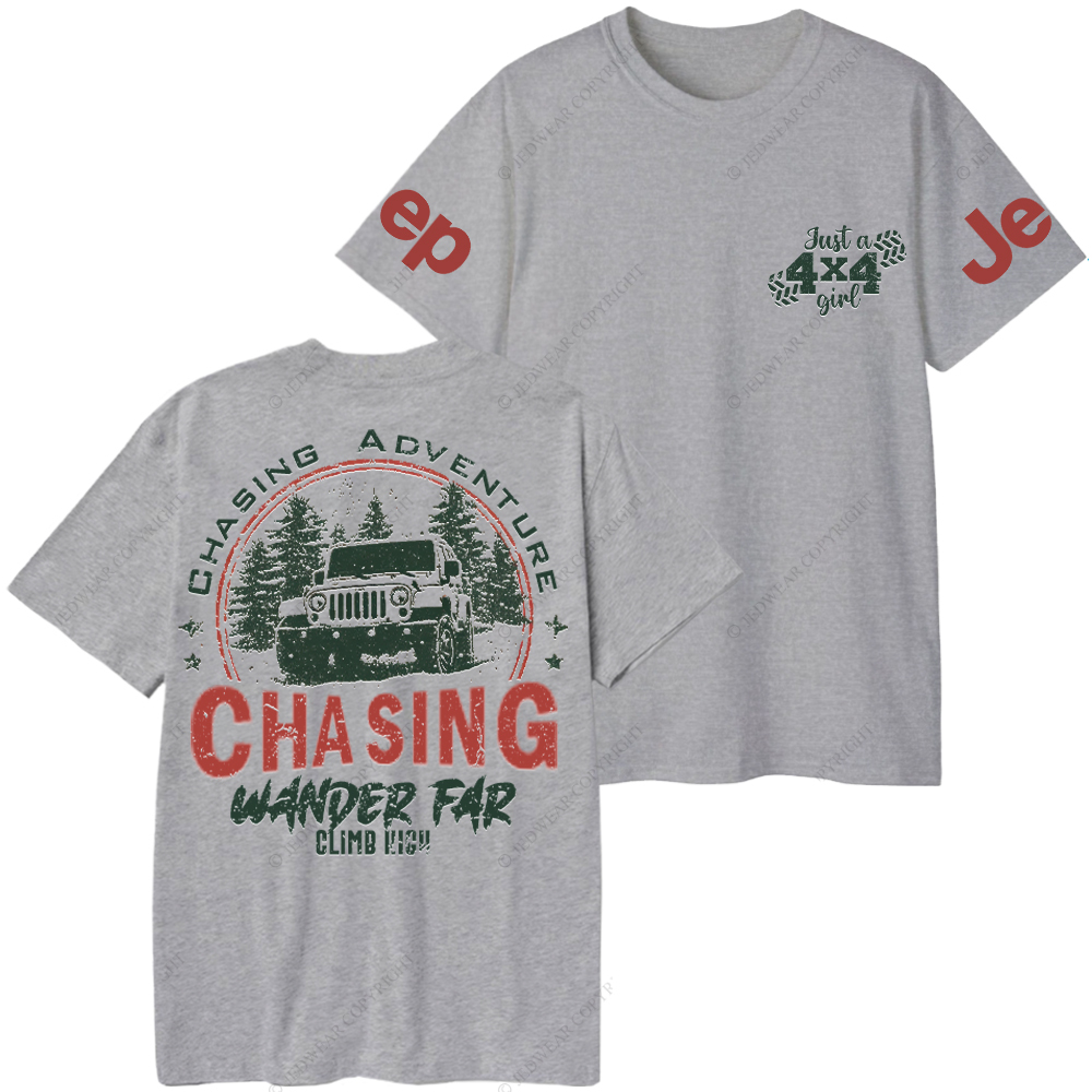 Chasing Adventure Climb High Wander Far Jp T-Shirt