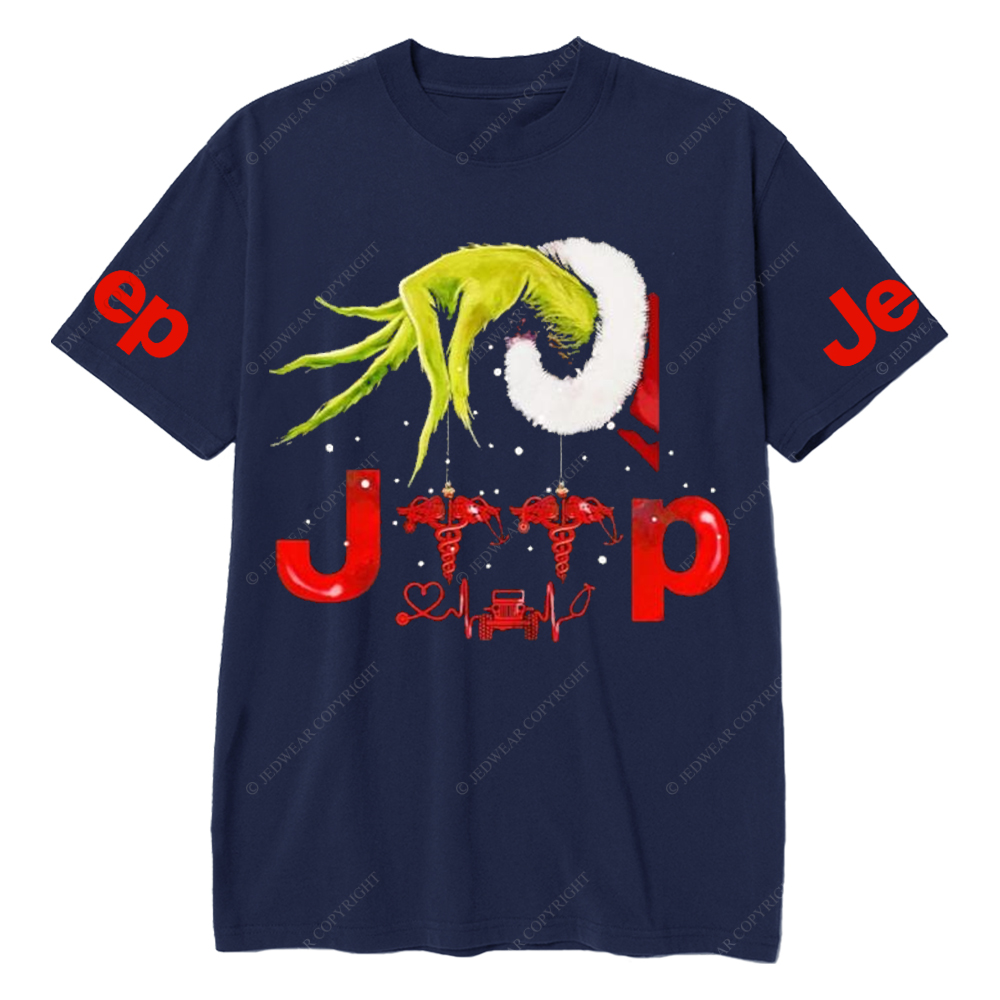 Santa Hug Nurse Merry Christmas  Jp T-Shirt