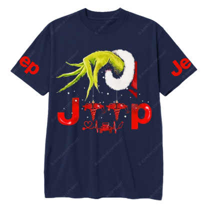 Santa Hug Nurse Merry Christmas  Jp T-Shirt