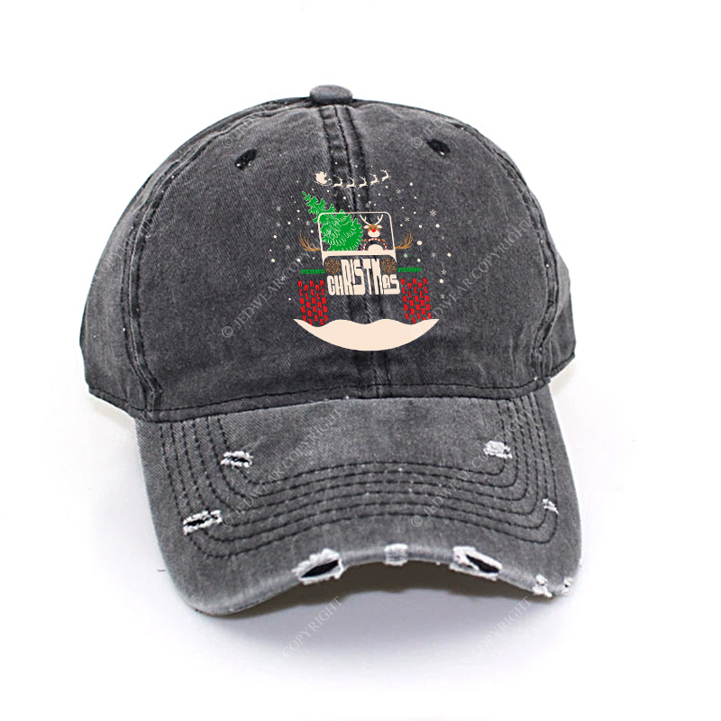 Reindeer Off Road Car Christmas Jp Baseball Cap
