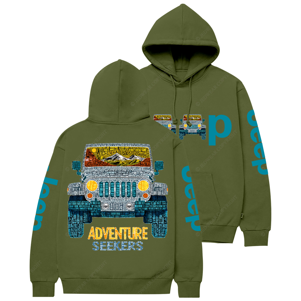 Adventure Seekers Jp Casual Hoodie