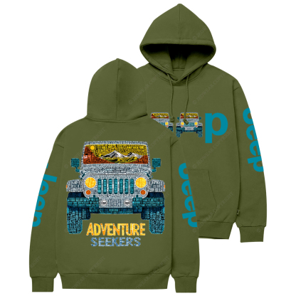 Adventure Seekers Jp Casual Hoodie