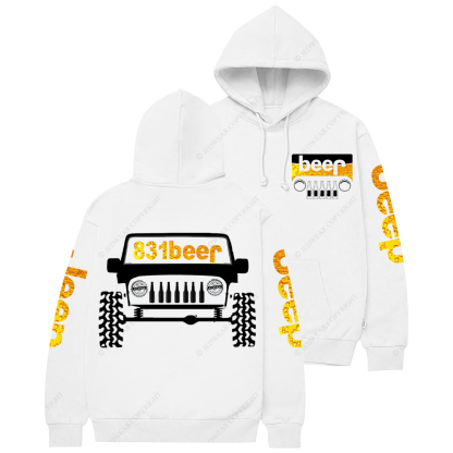 Funny Retro Beer 831 Jp Casual Hoodie