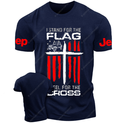 I Stand For The Flag Kneel For The Cross Jp T-Shirt