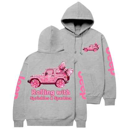 Rolling With Sprinkles Sparkles Candy Style Jp Casual Hoodie