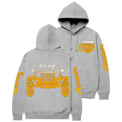 Funny Retro Beer Jp Casual Hoodie