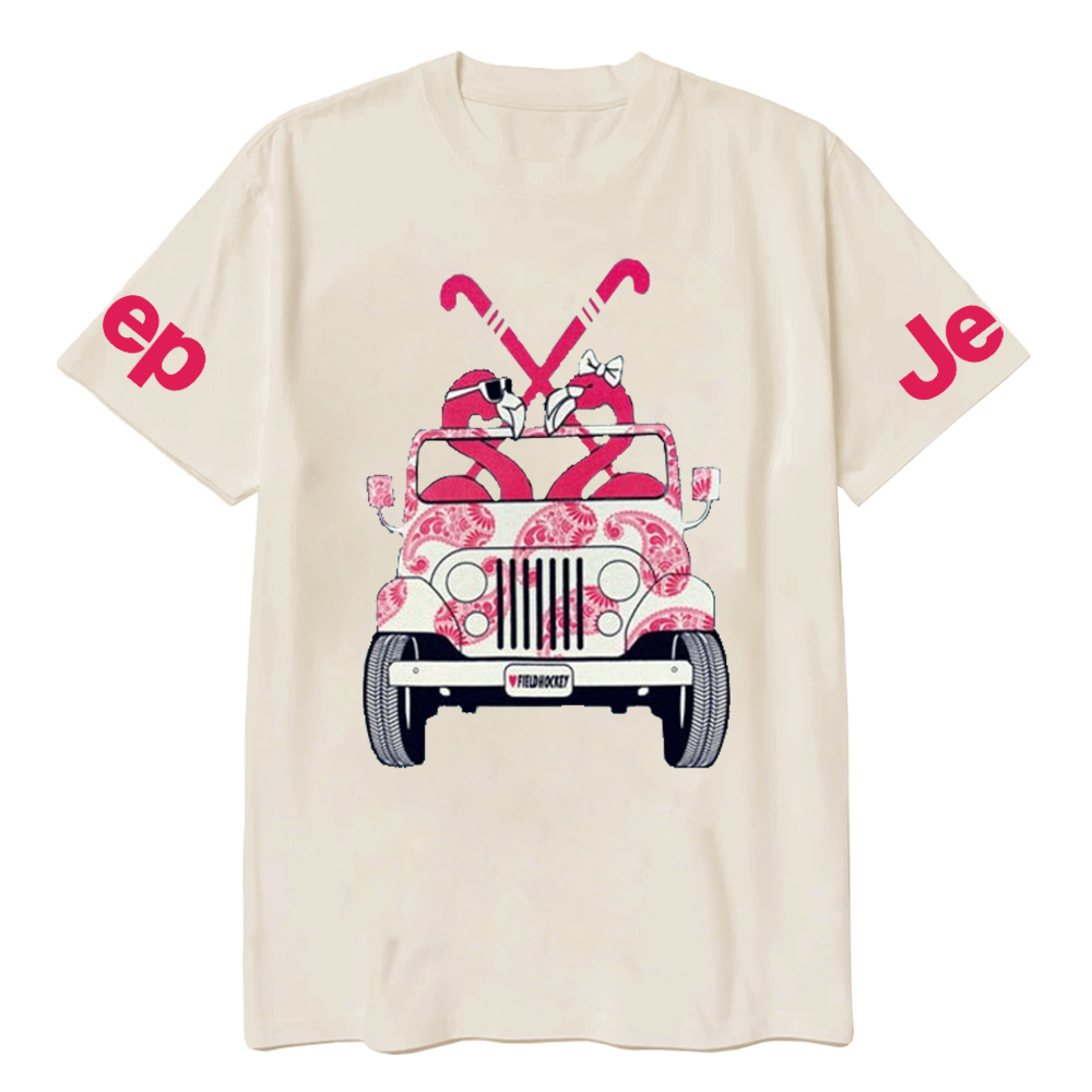 Lacrosse Car Flamingo Jp T-Shirt