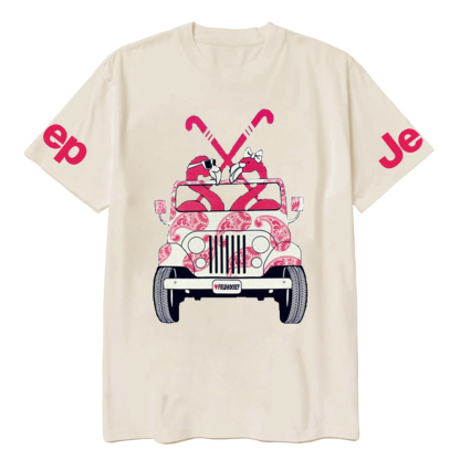 Lacrosse Car Flamingo Jp T-Shirt