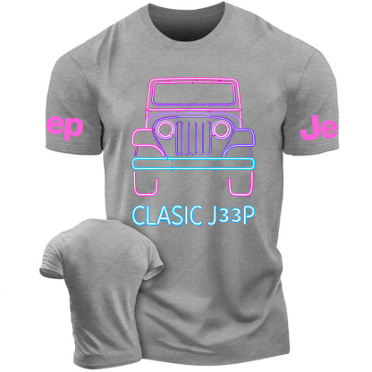 Colorful Neon Lines Off-Road Clasic Jp T-Shirt
