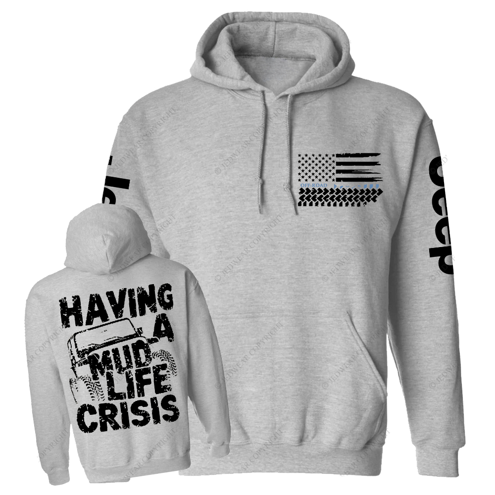 Having A Mud Life Crisis Jp Casual Hoodie