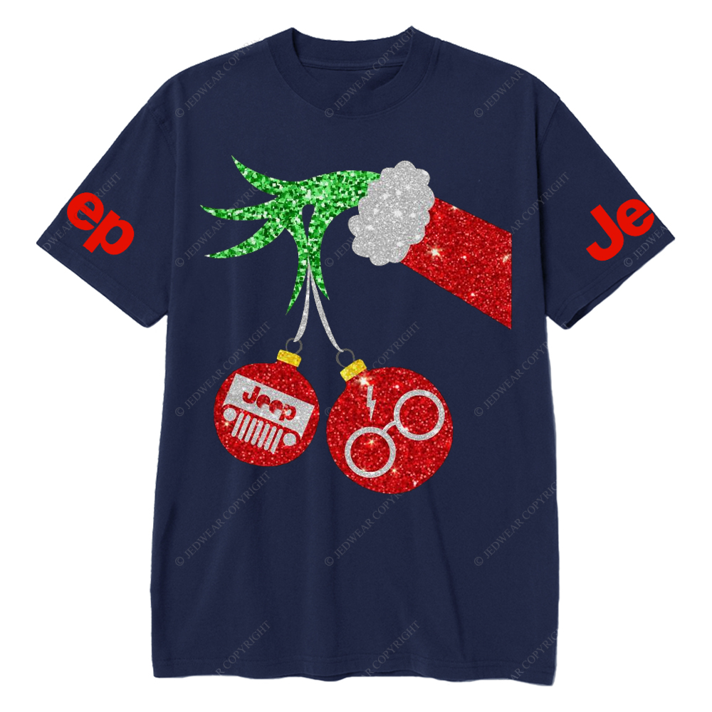 Hand Holding And Bling Merry Christmas Jp T-Shirt