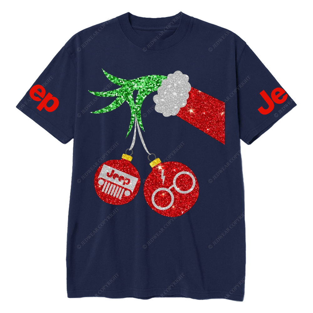 Hand Holding And Bling Merry Christmas Jp T-Shirt
