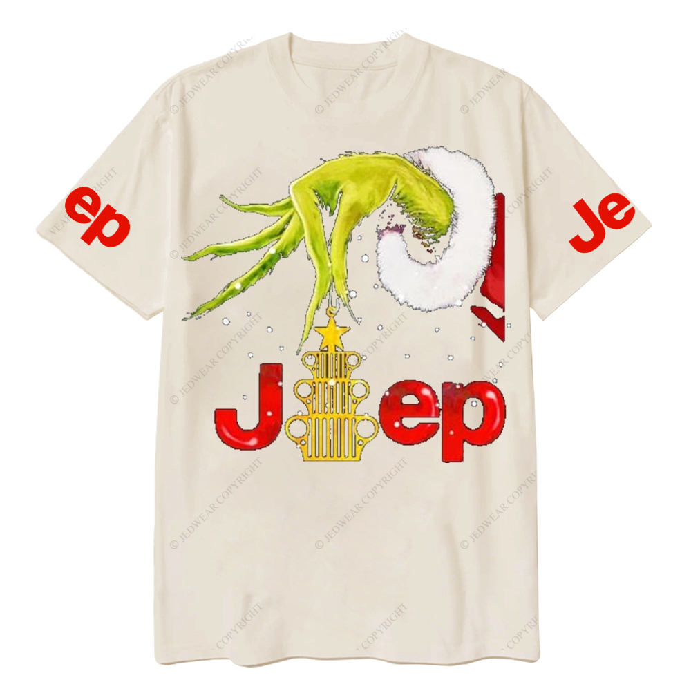  Santa Hug Pine Tree  Merry Christmas  Jp T-Shirt