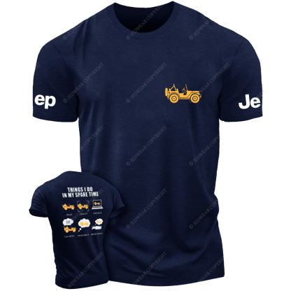 Jp Things I Do In My Spare Time Every Day T-Shirt