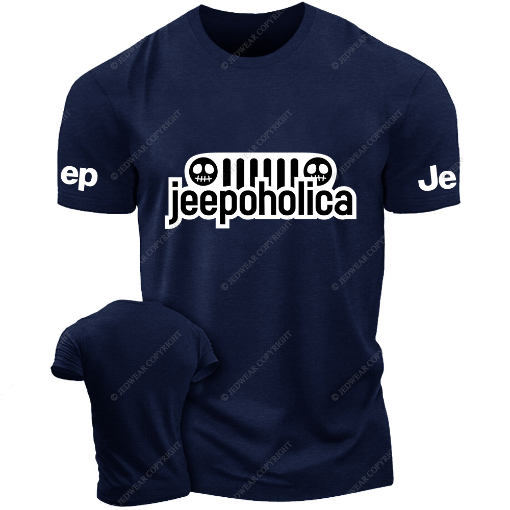 Halloween Jeepoholica Skull Four-Wheeler Jp T-Shirt