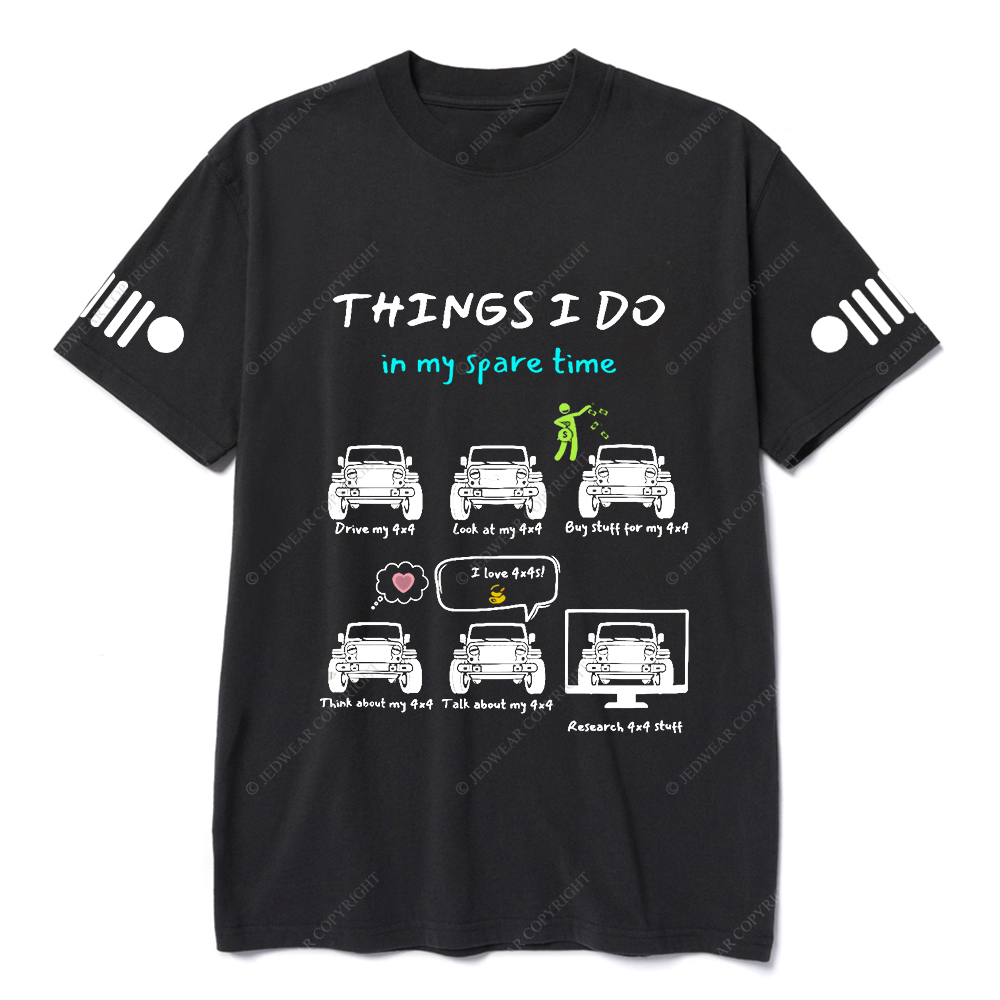 Jp Girl Things I Do In My Spare Time 20+ Views In The Last 24 Hours Jp T-Shirt