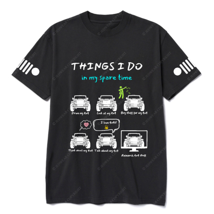 Jp Girl Things I Do In My Spare Time 20+ Views In The Last 24 Hours Jp T-Shirt