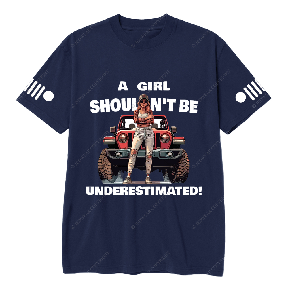 Jp Girl A Girl Shoulen't Be UnderestimatedT-Shirt