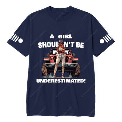 Jp Girl A Girl Shoulen't Be UnderestimatedT-Shirt