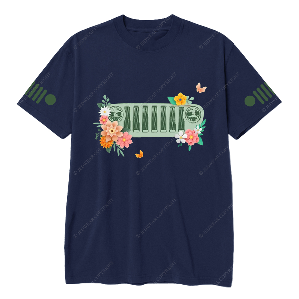 Colorful  Flower Leaves T-Shirt