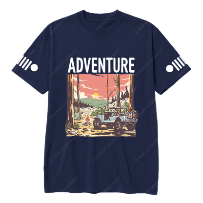 Colorful  Adventure Fire Sun Trees Jp T-Shirt