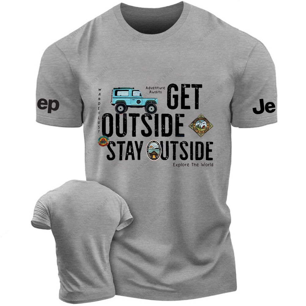 Explore The World Adventure Awaits  Get Outside Jp T-Shirt