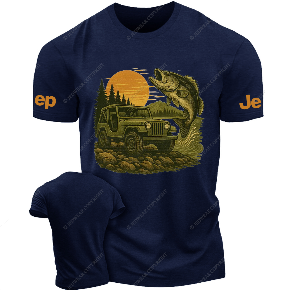 Angler Outside Mountain Fishing Jp T-Shirt