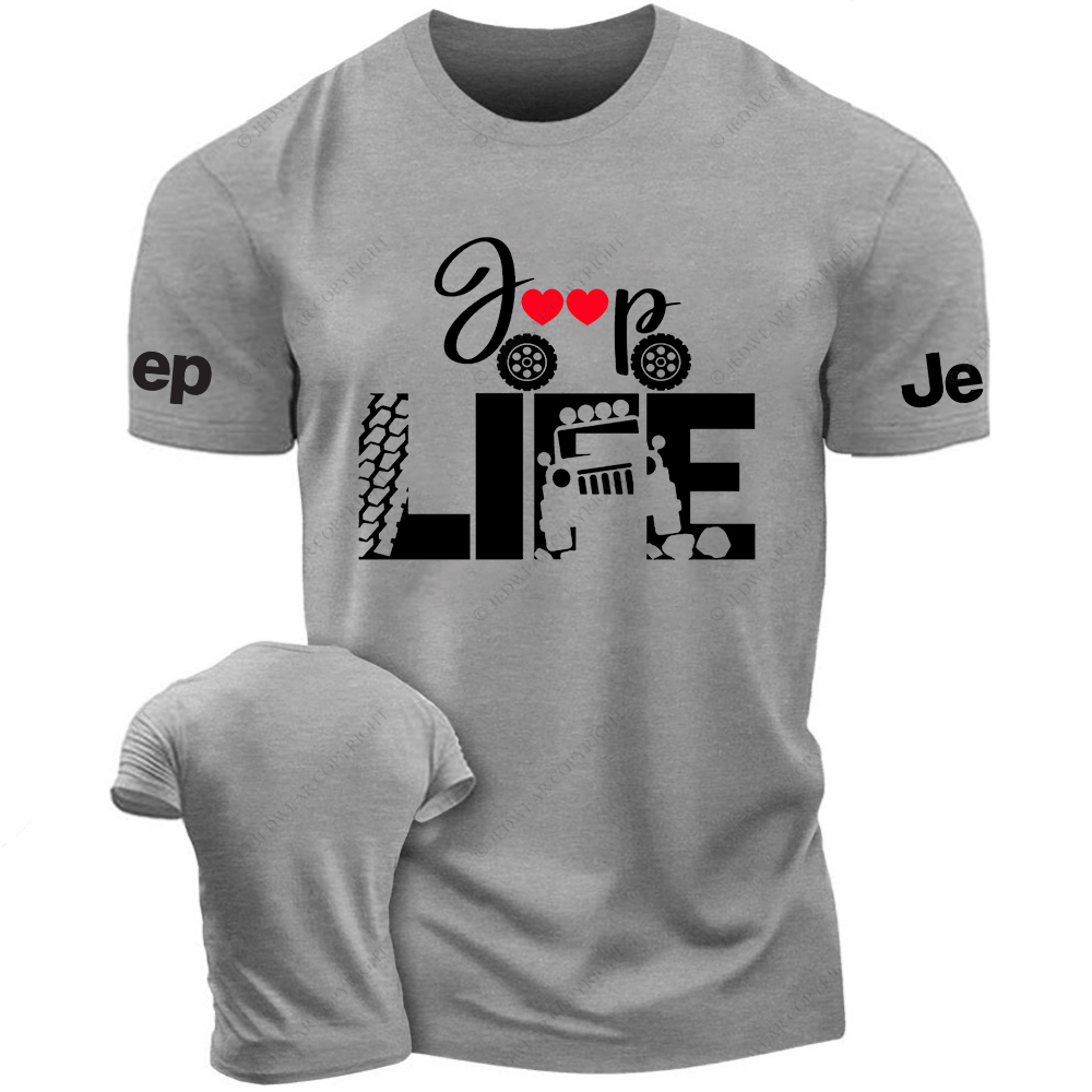 Love Life Wheel Tracks Jp T-Shirt
